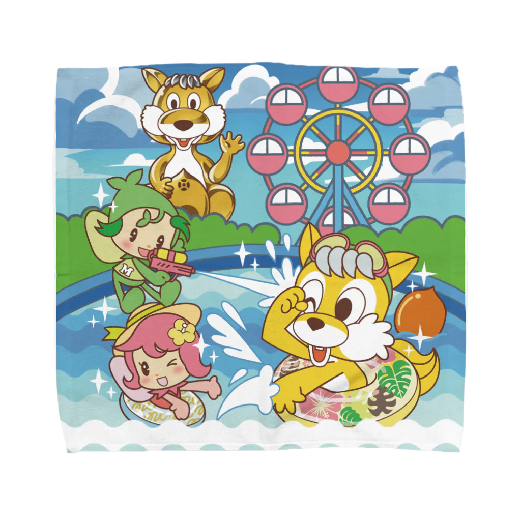 森とリスの遊園地　メルヘン村の2022Summer Towel Handkerchief