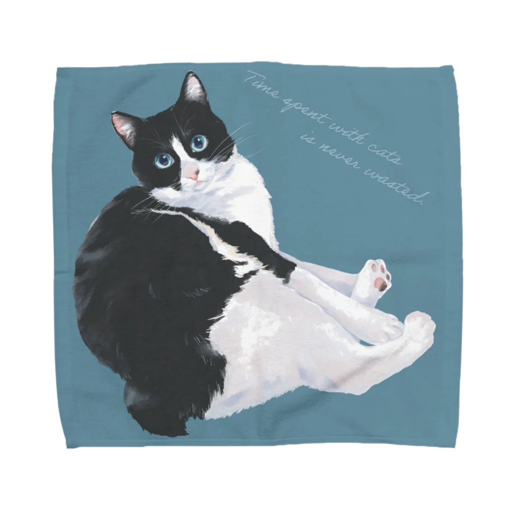 猫イニシャルハンカチ Komichi Neko【 A 】 | ギフト・ライフ