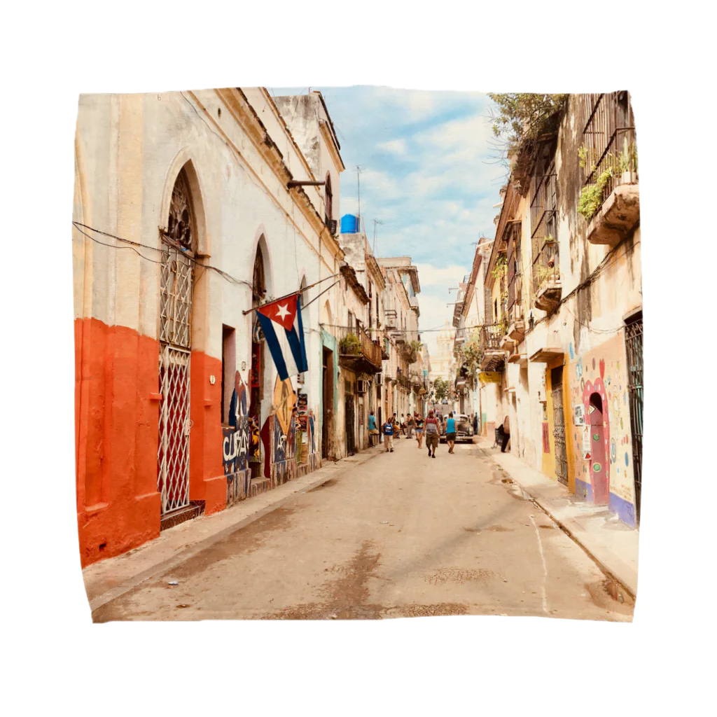 カフェもぐらの家　（リョウ）のMEMORIES of CUBA Towel Handkerchief