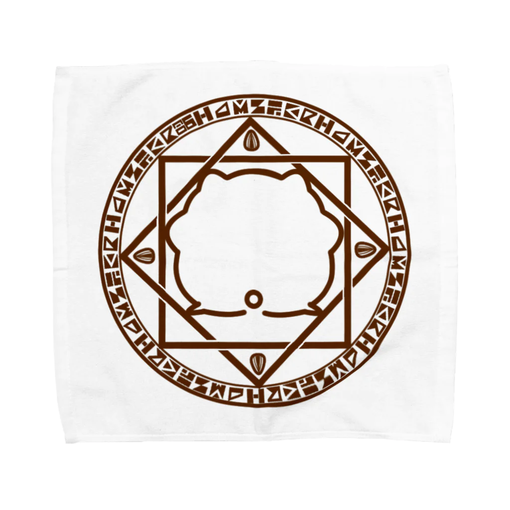 ハムーメイソンの秘密結社ハムーメイソンロゴ Towel Handkerchief