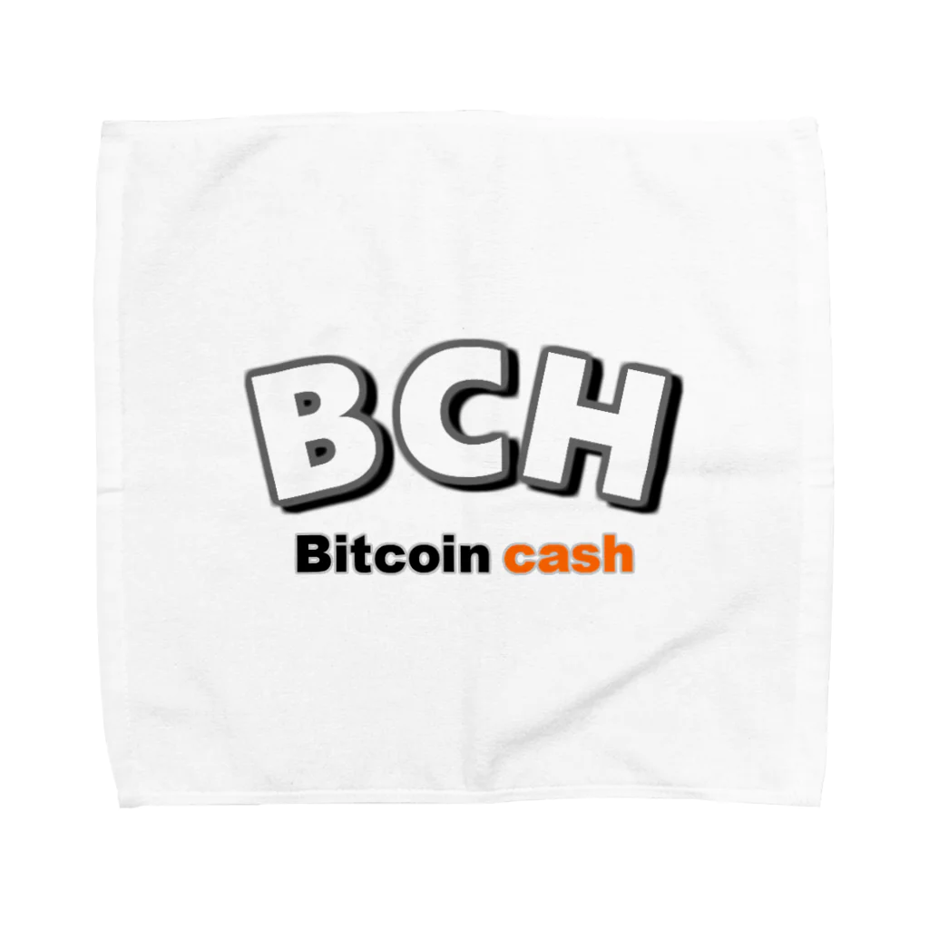 BBdesignのBCH ビットコインキャッシュ タオルハンカチ