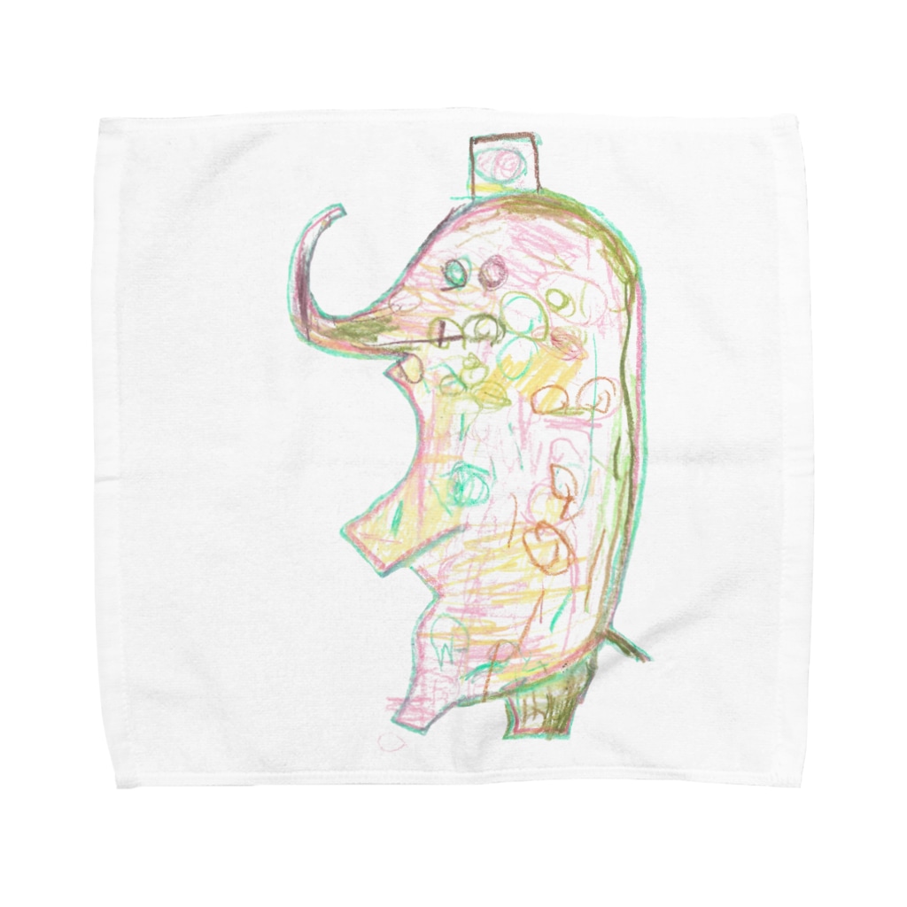 futaba_npoのサーカスで観たゾウ Towel Handkerchief