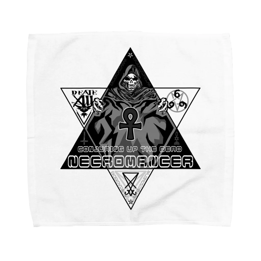 Ａ’ｚｗｏｒｋＳの六芒星ネクロマンサー ブラックアンク Towel Handkerchief