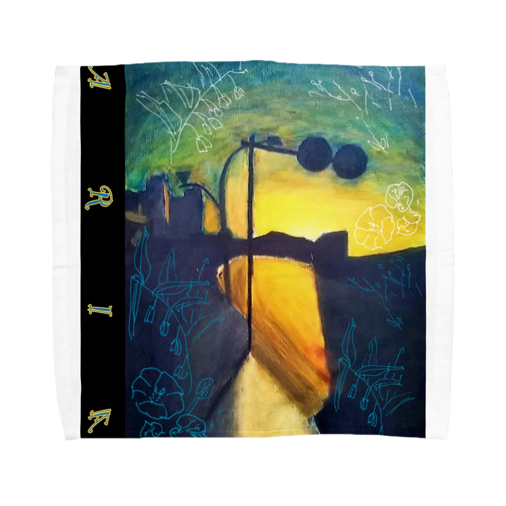 想い出工房　面影屋ーおもかげやーのARIA　夕景 Towel Handkerchief