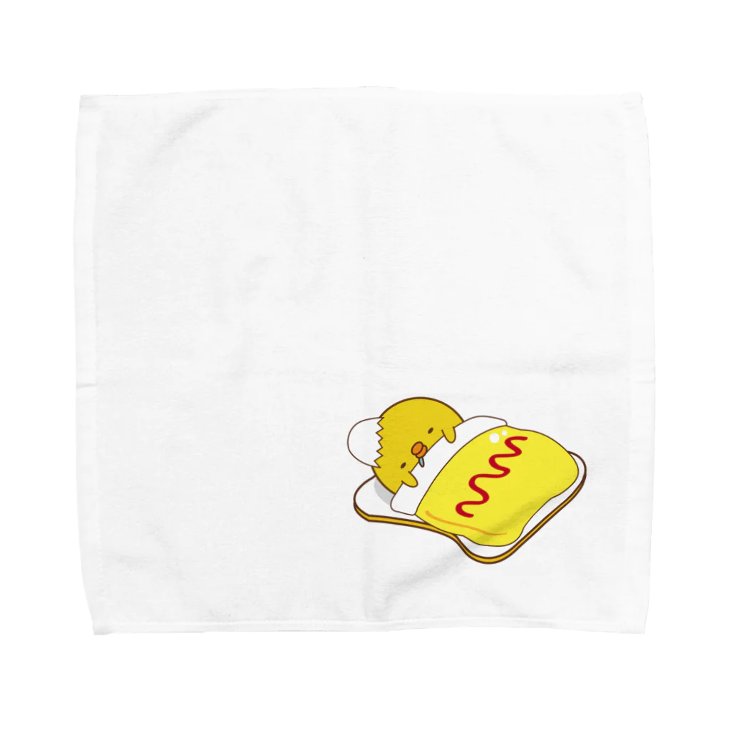 またりのＷＥＢ屋のひよっこオムライス Towel Handkerchief