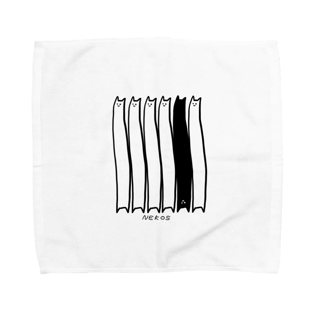 まゆ毛 ひよこのNEKOS Towel Handkerchief