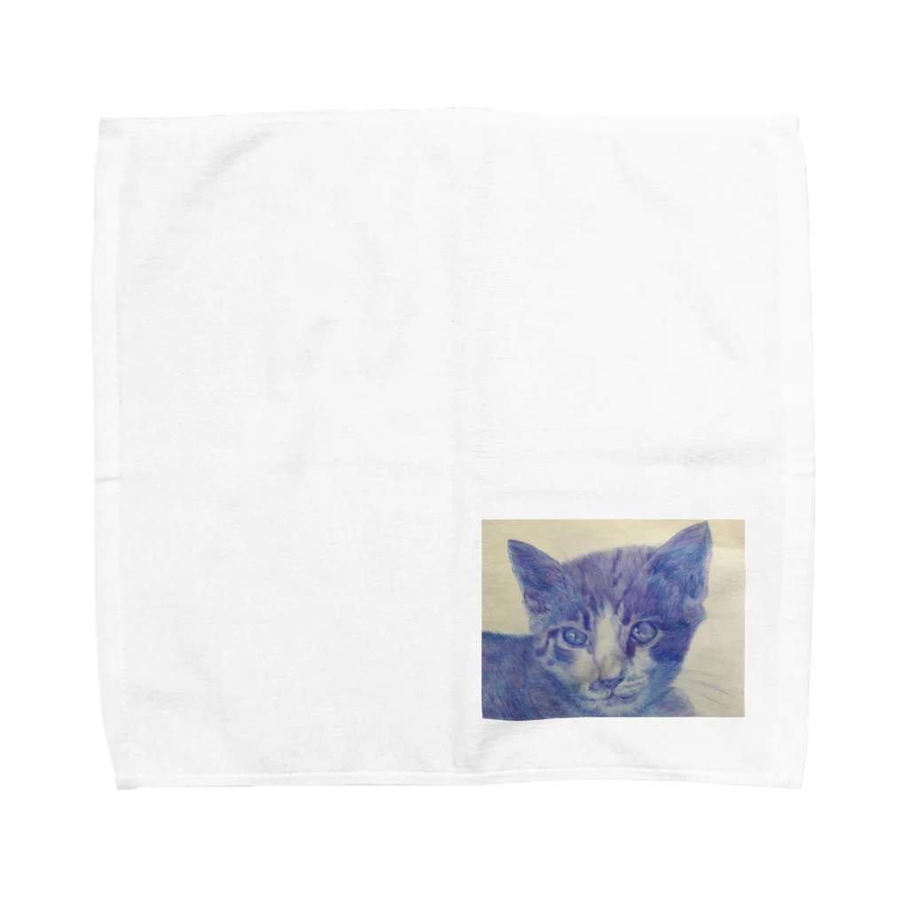 may-piの渋色猫 Towel Handkerchief
