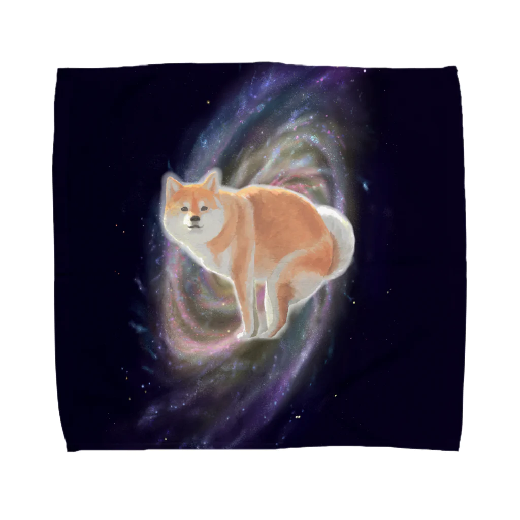 U Libraryの宇宙犬 Towel Handkerchief