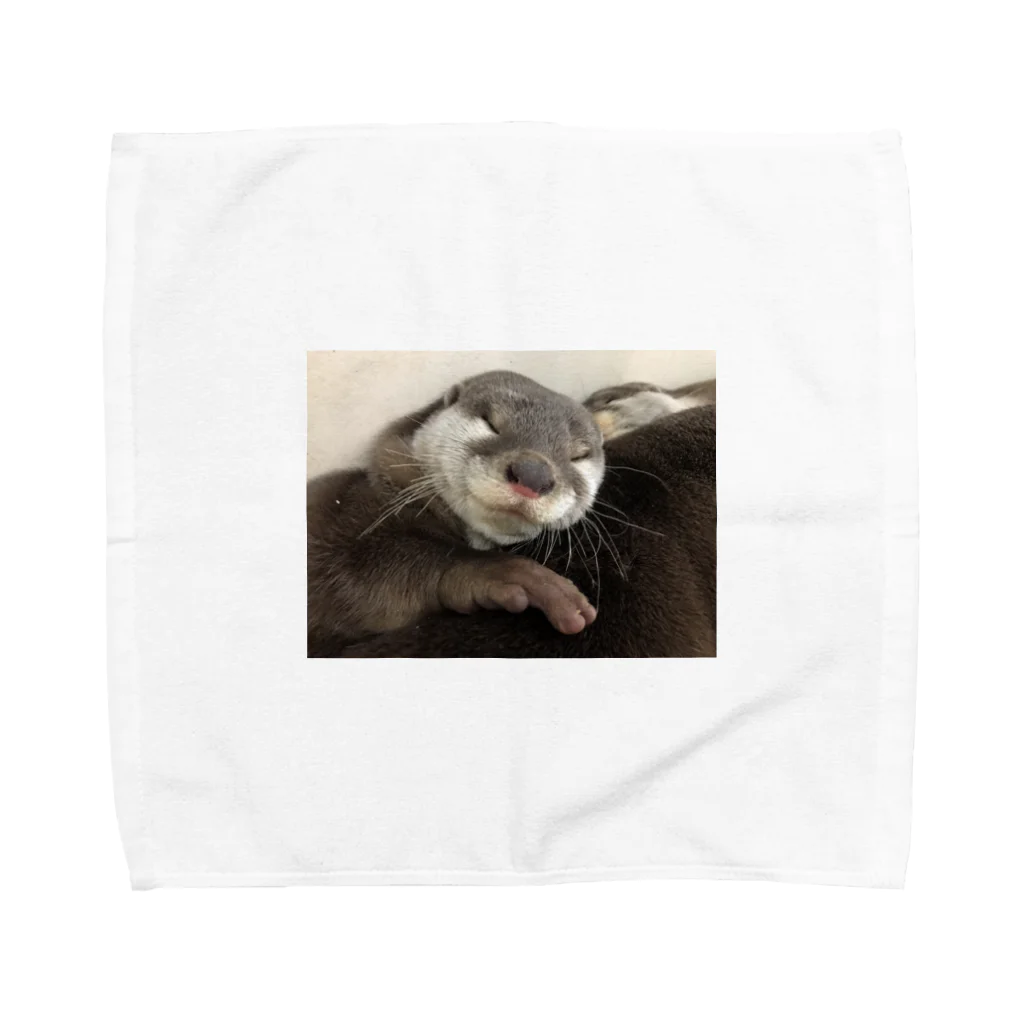 うさかふぇmimiSHOPの癒しかわうそ Towel Handkerchief