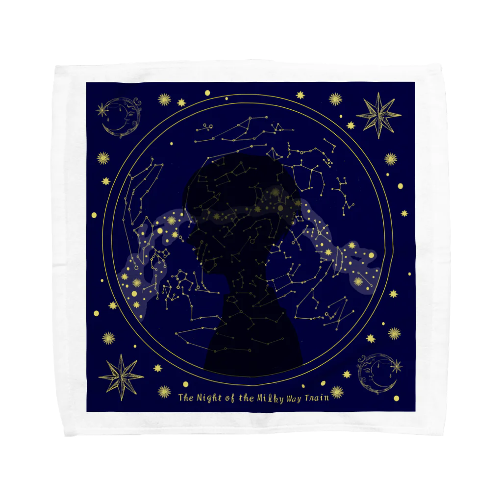 ponsukeのThe Night of the Milky Way Train Towel Handkerchief