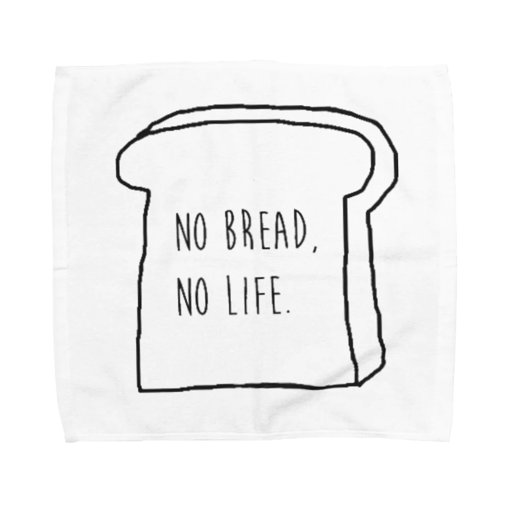 パンとかおいしいもののNO BREAD,NO LIFE!　食パン タオルハンカチ