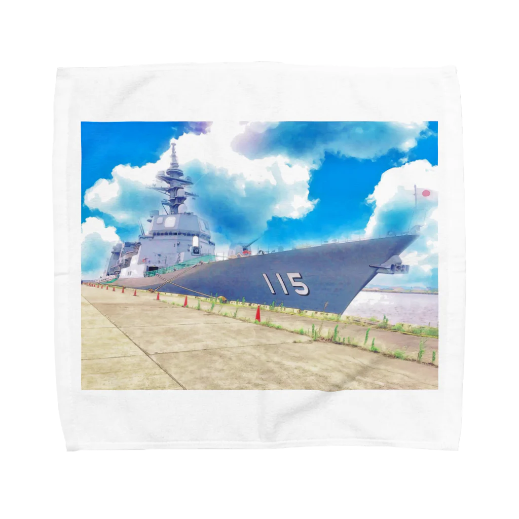 三笠の護衛艦あきづき Towel Handkerchief