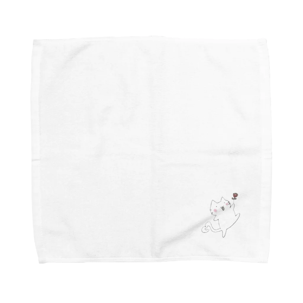 nyuuutonのねこ(はな) Towel Handkerchief