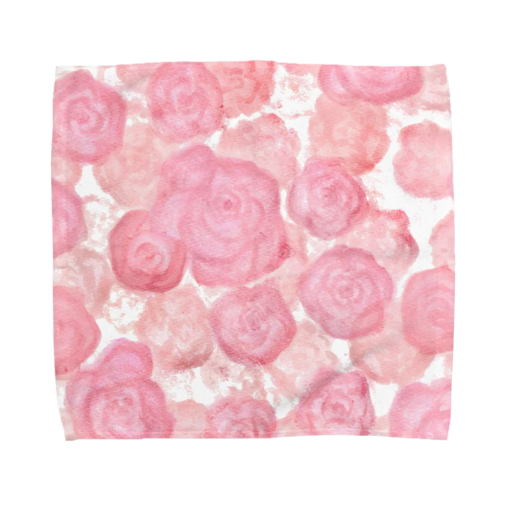 camelliaの薔薇 タオルハンカチ