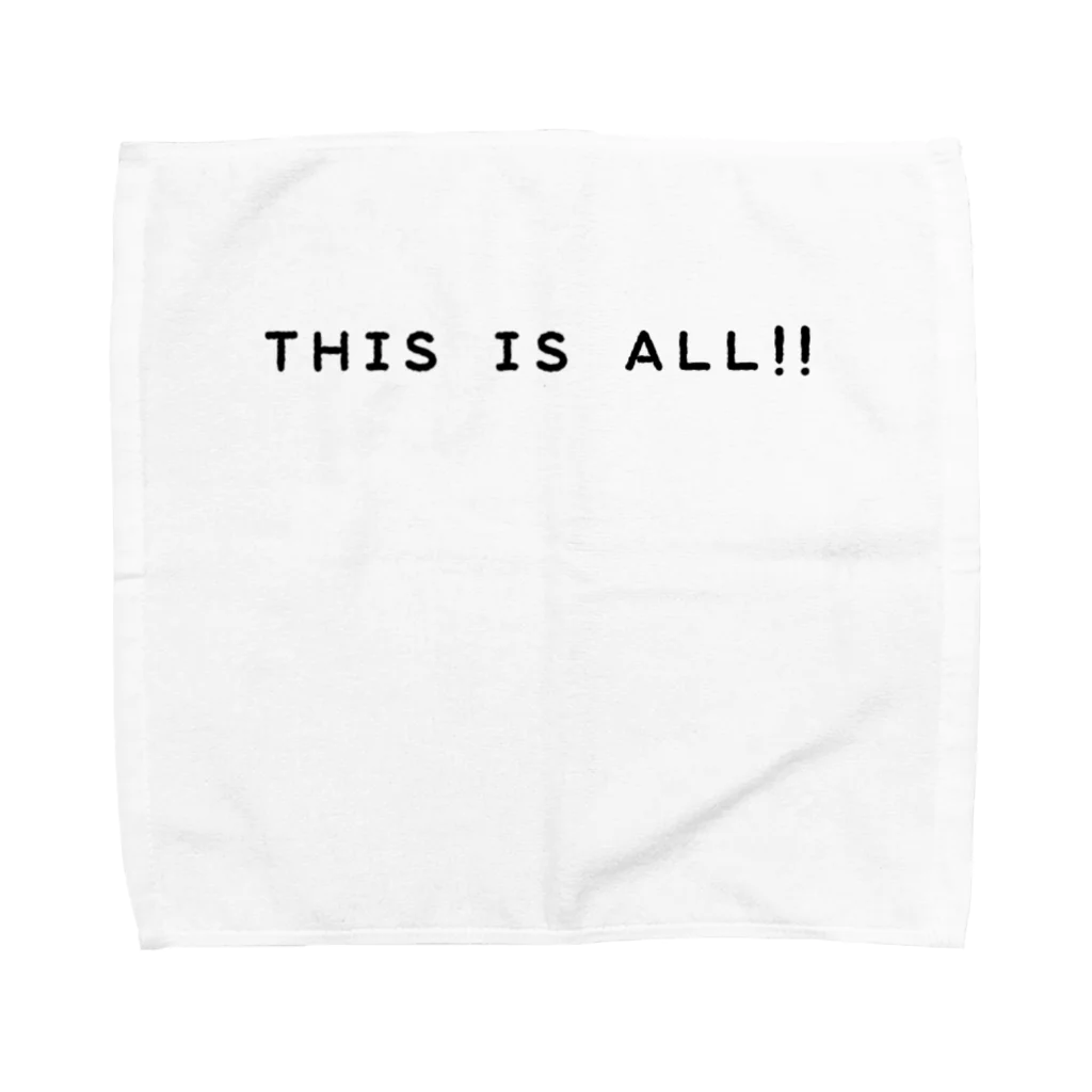 tomspacemanのTHIS IS  ALL!! Towel Handkerchief