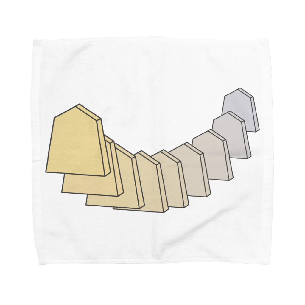 KAWAGOE GRAPHICSの駒 Towel Handkerchief
