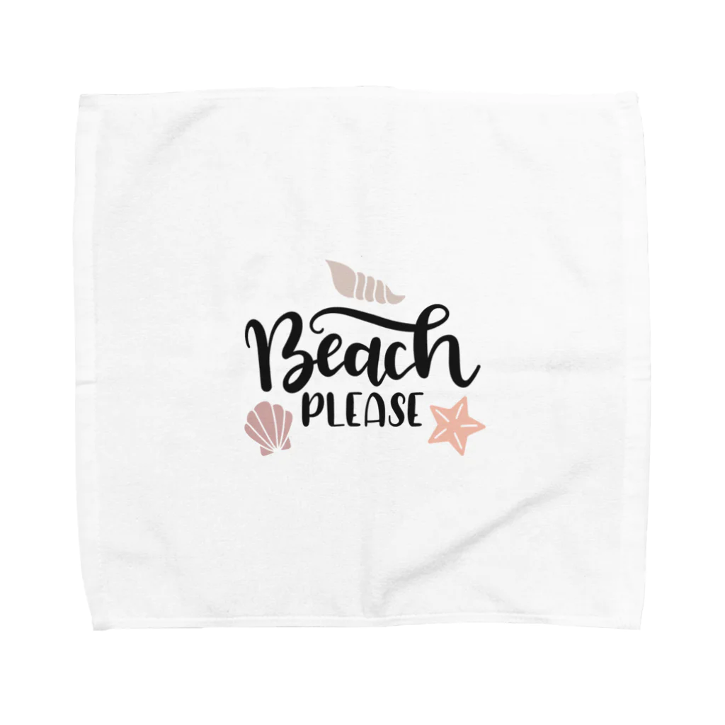 BBdesignのbeach　ビーチ Towel Handkerchief