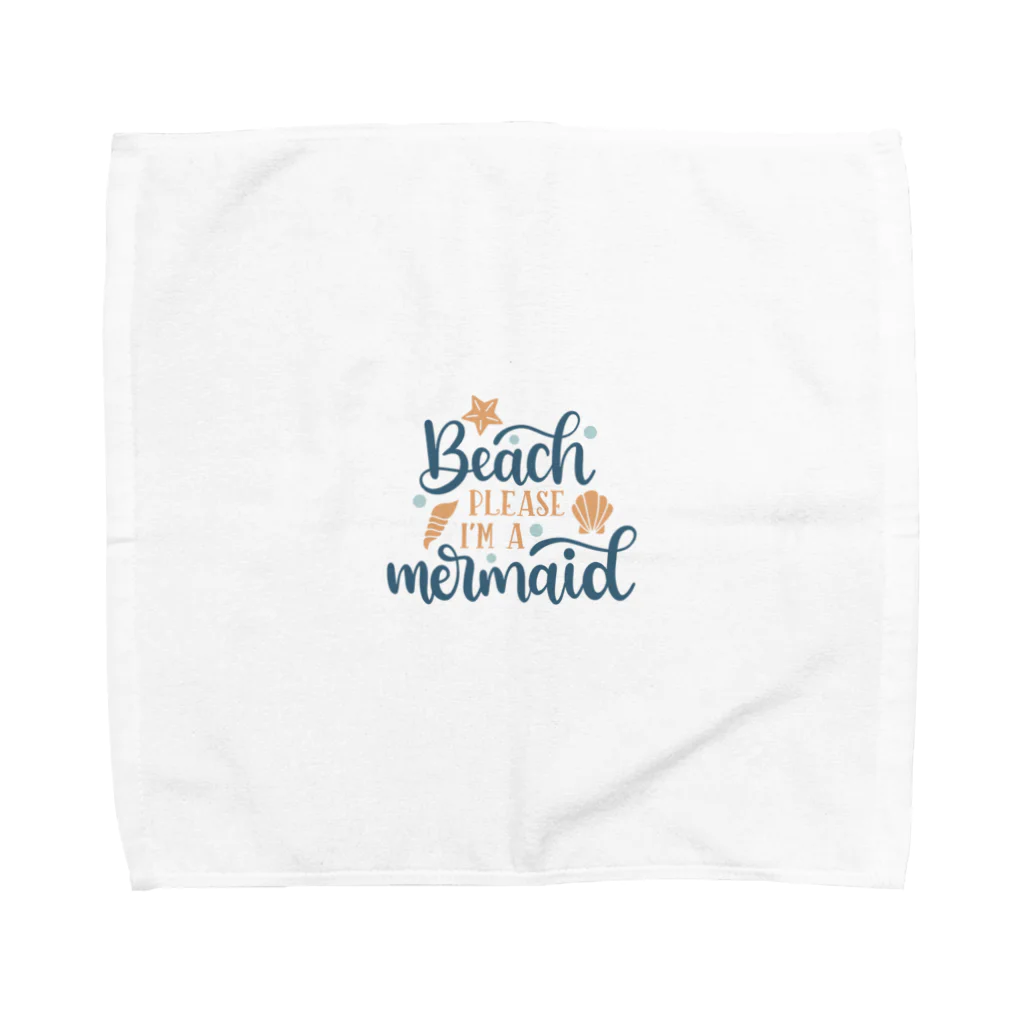 BBdesignのビーチ　マーメイド Towel Handkerchief