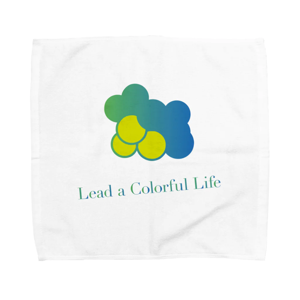 DEEPDRILLEDWELL@井戸の中のColorful Grapes Towel Handkerchief