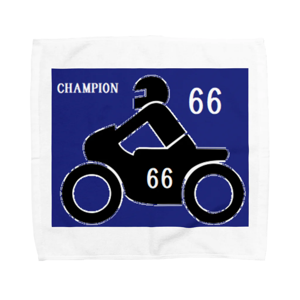 アメリカンベース のバイクレース　66 Towel Handkerchief