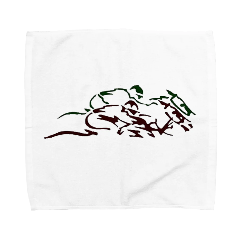 BBdesignの馬１ Towel Handkerchief