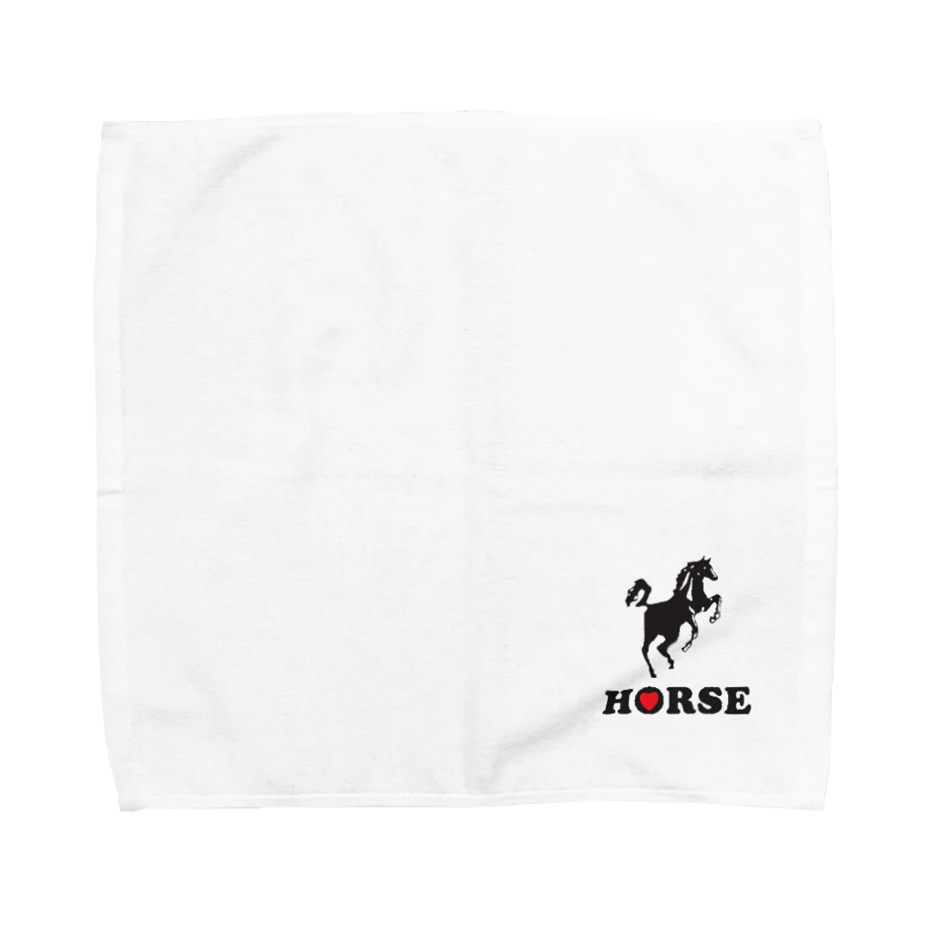 BBdesignの馬３ Towel Handkerchief