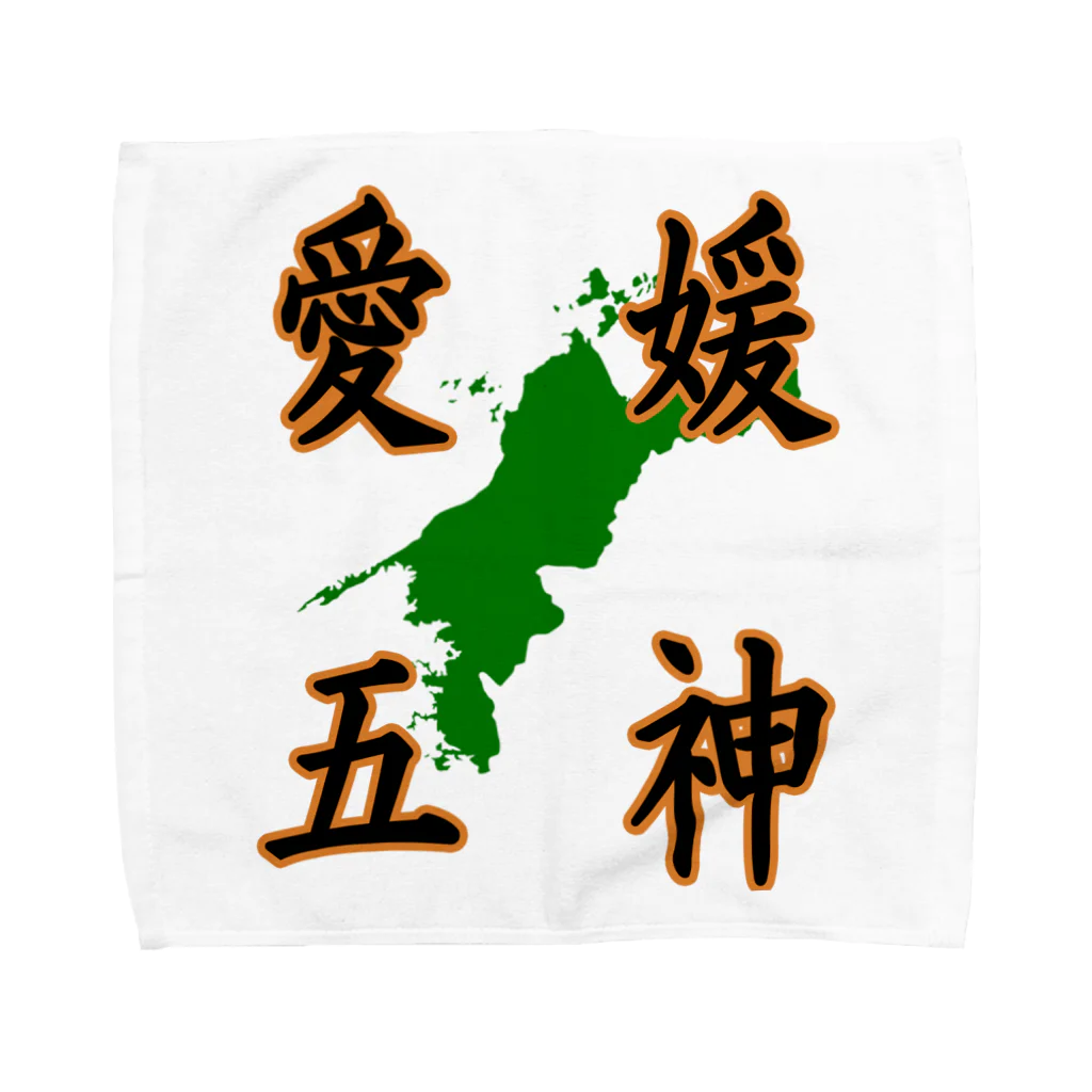 クロマキバレットの愛媛五神 Towel Handkerchief