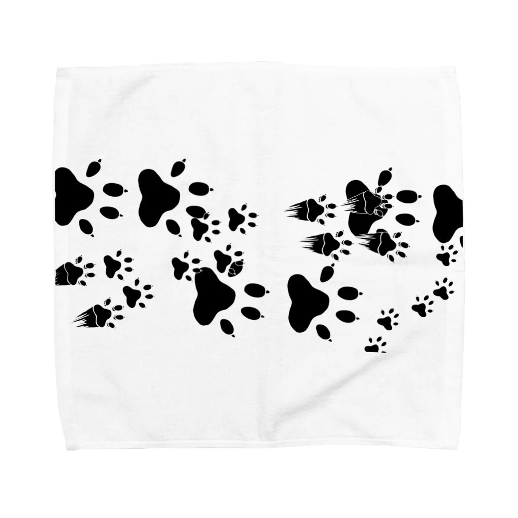 Husky'S Herb Gardenのわんこ通過 Towel Handkerchief