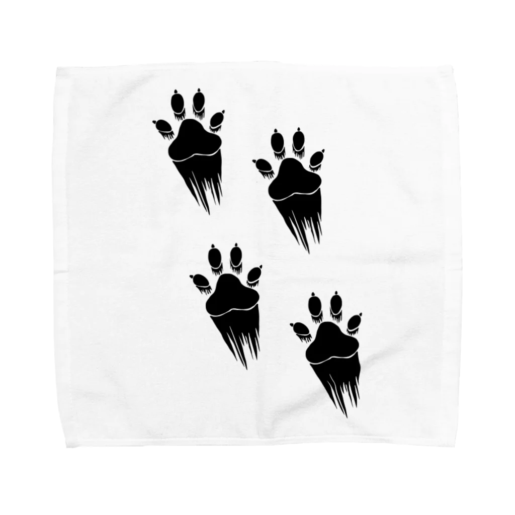 Husky'S Herb Gardenの走り抜ける犬 Towel Handkerchief