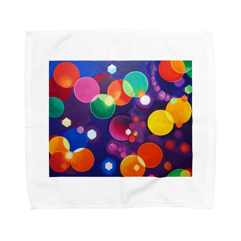 megumuyashoutenのHAPPY HOLiDAYS Towel Handkerchief