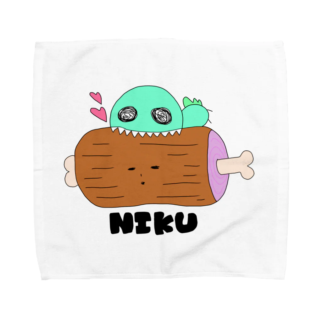 リリィのショップのNIMU と 変な生き物 Towel Handkerchief