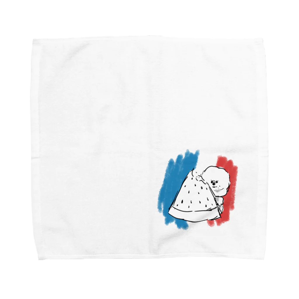 fuwamokoのひょこりビション 夏 Towel Handkerchief