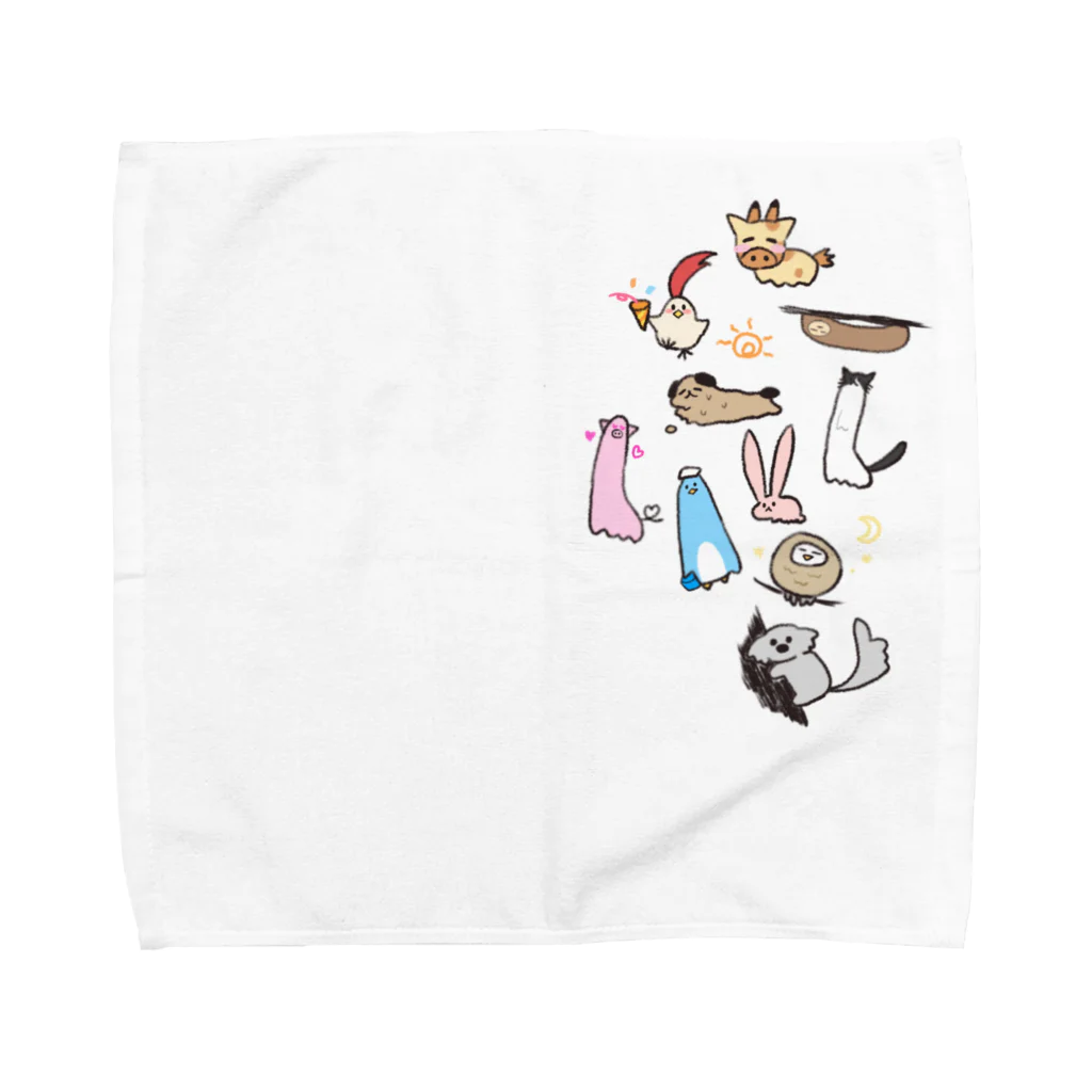 しーまりんのちょっとふしぎなどうぶつたち Towel Handkerchief