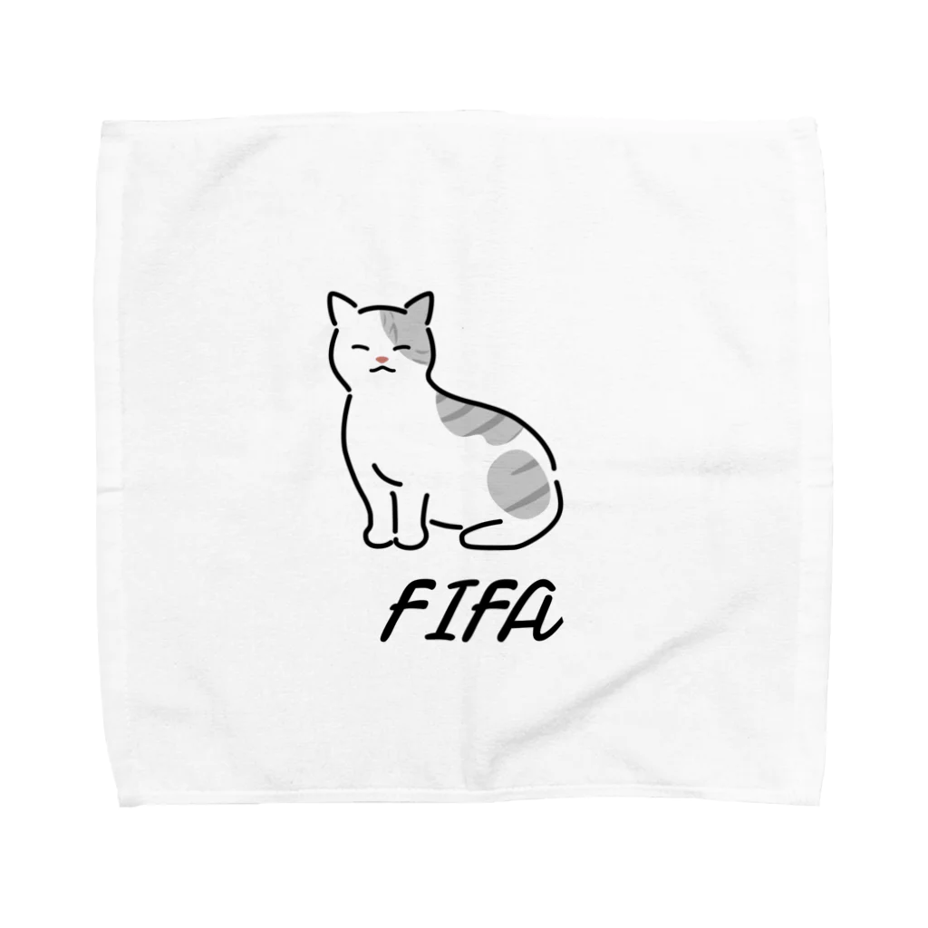 うちのこメーカーのFIFA Towel Handkerchief