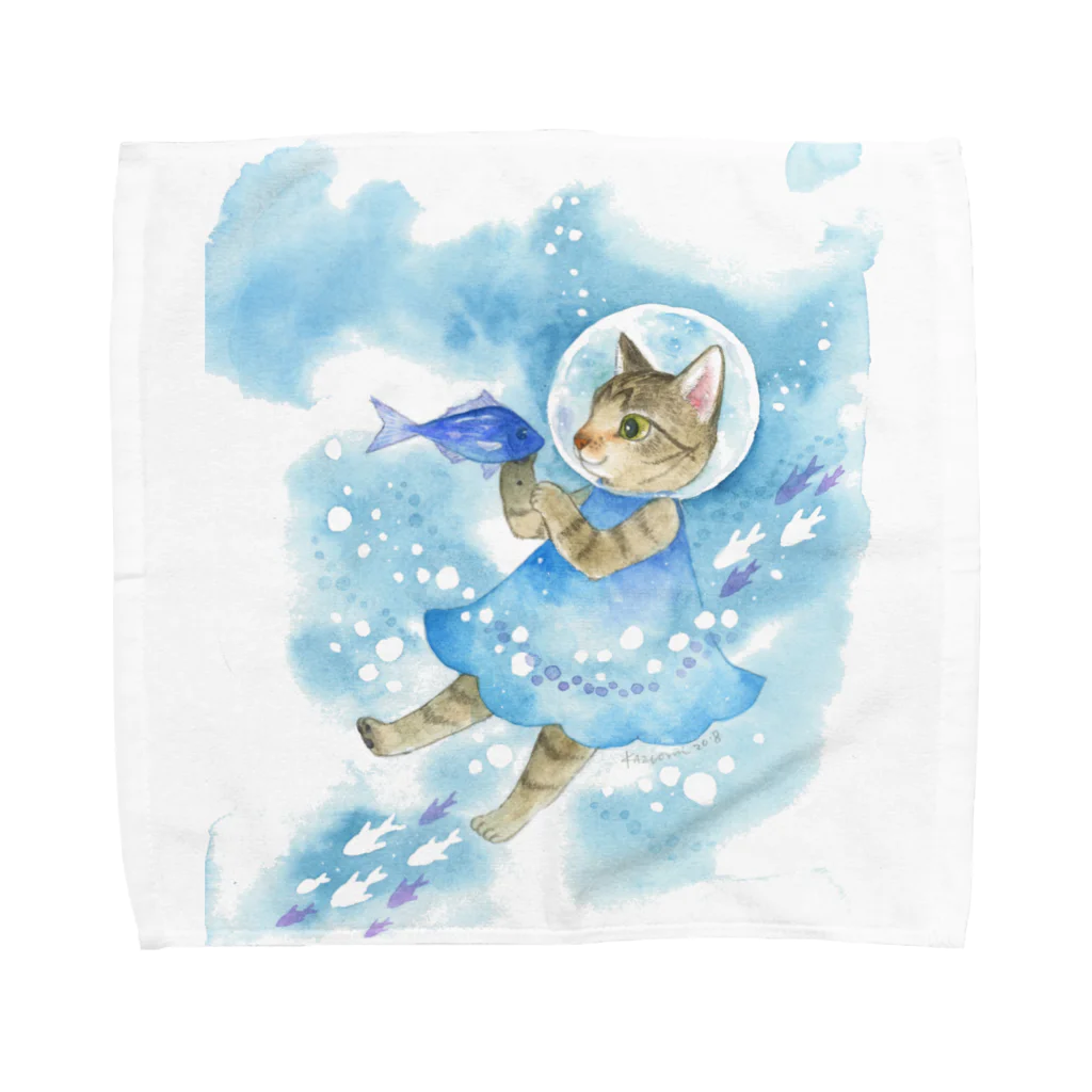 Rosemary*Teaの水中遊泳 Towel Handkerchief