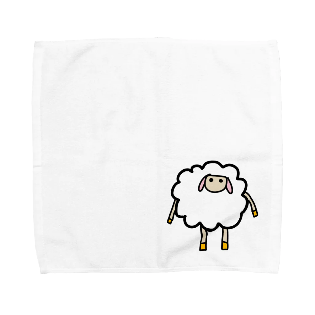 Risa*の羊のコットン Towel Handkerchief