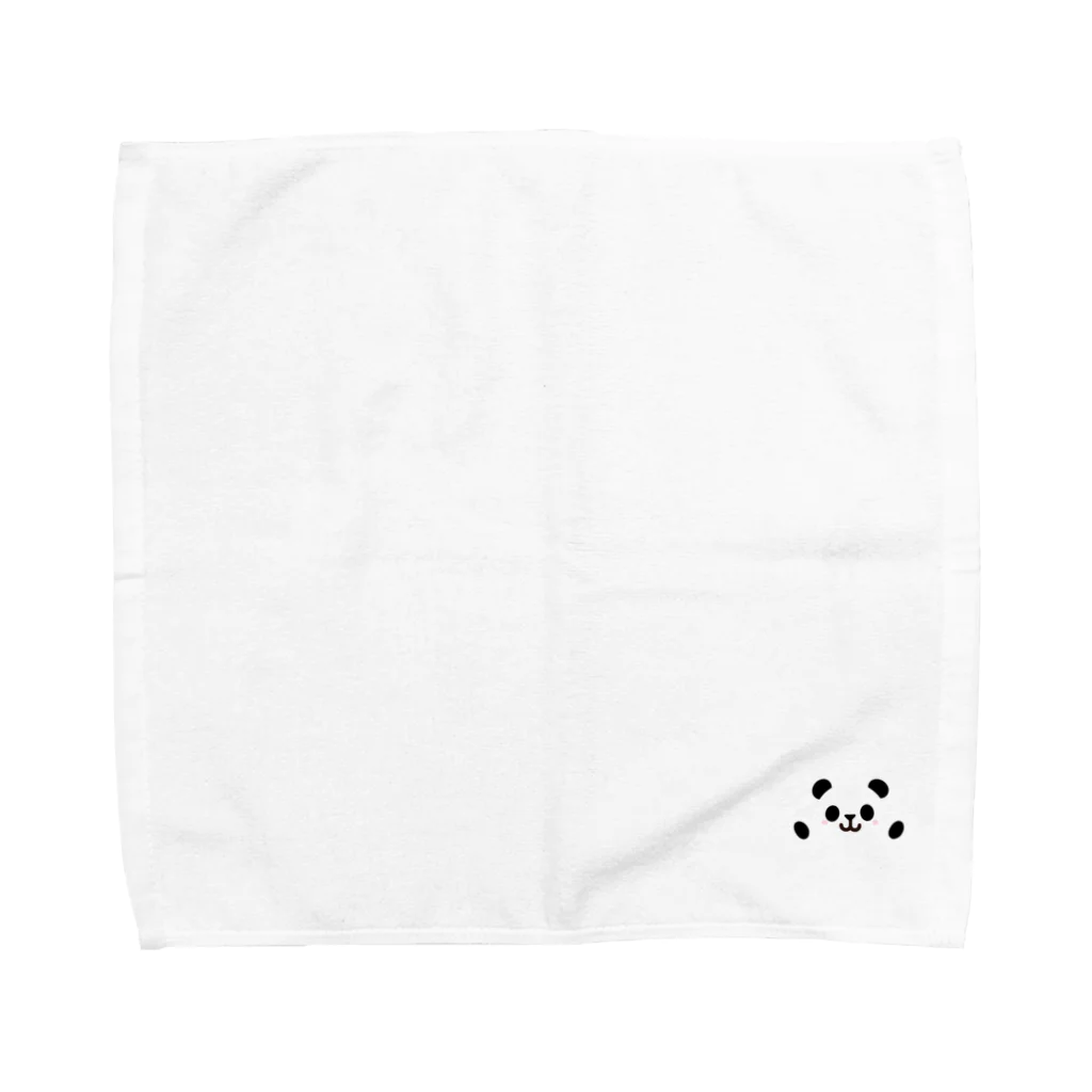 えいこせんせいの「にこにこパンダ」のにこにこパンダ Towel Handkerchief