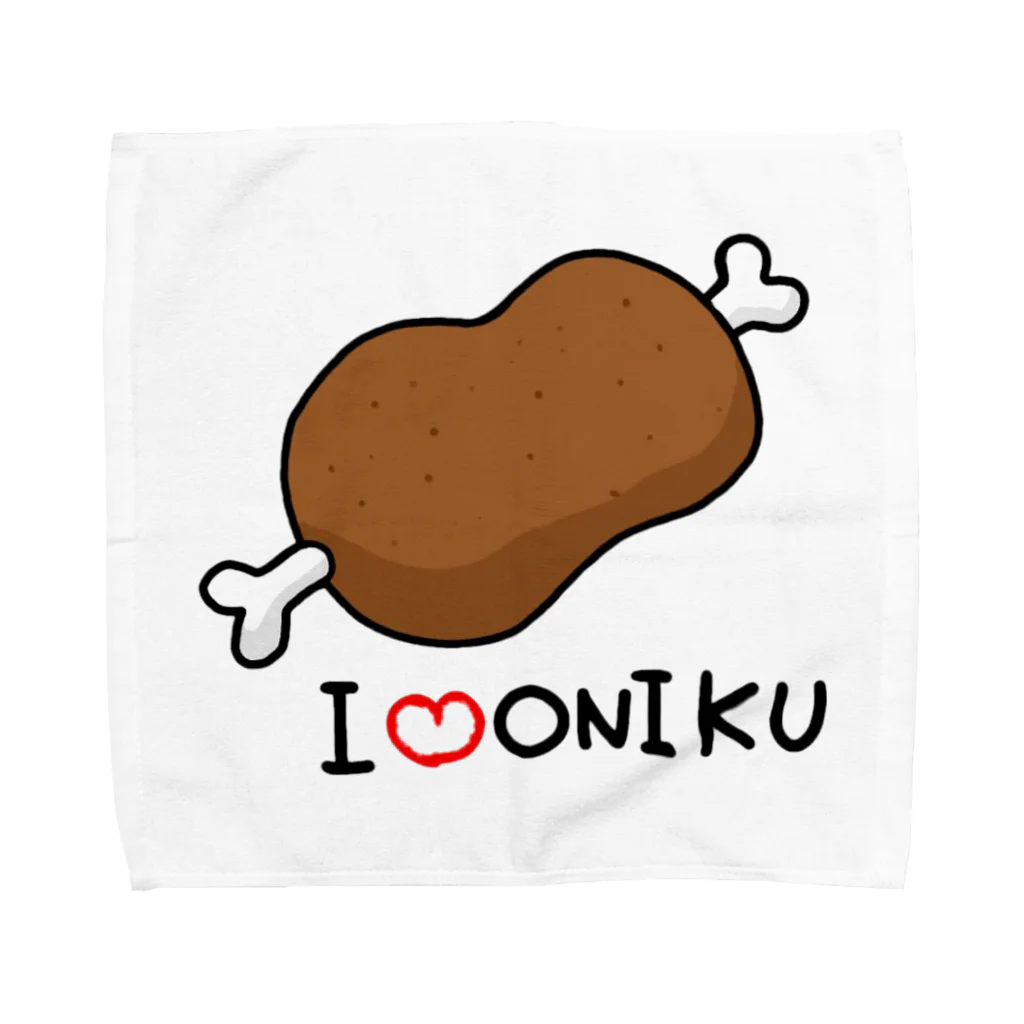 うさぎの広場のお肉T🍖 Towel Handkerchief