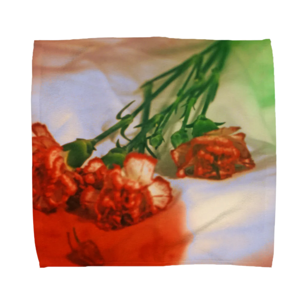 swimming_fruitsのFLOWER シリーズ 花を手向ける Towel Handkerchief