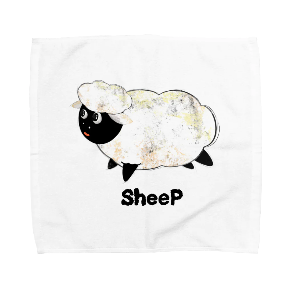 Hey! Kids KidsのCute sheep Liam Fitzpatrick  Towel Handkerchief