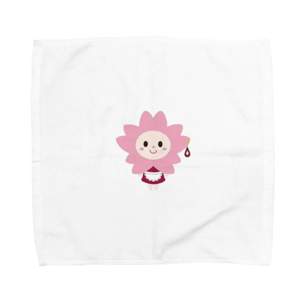 さくちゃんのおみせのさくらっこちゃん【カラー】 Towel Handkerchief