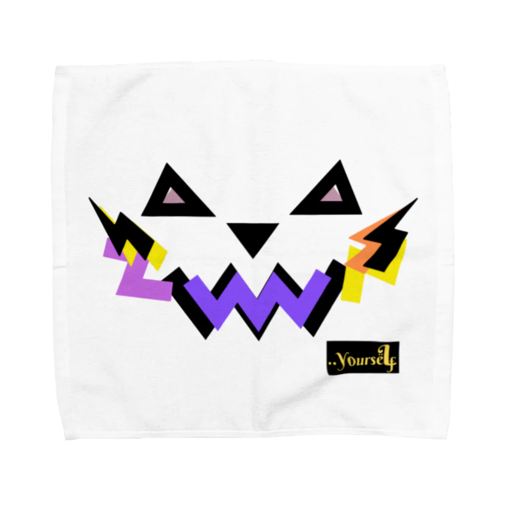 ..yourselfの..Yourself 黒ﾊﾛｳｨﾝ22 Towel Handkerchief