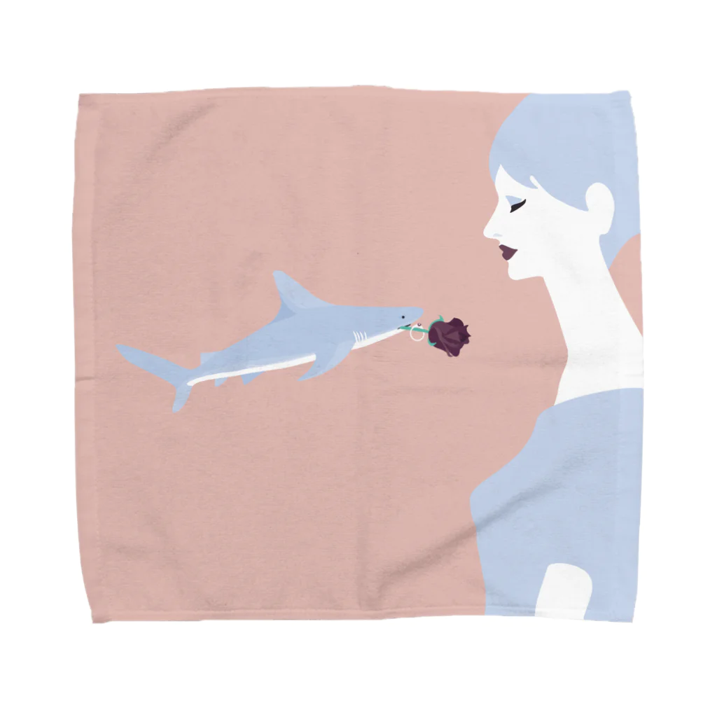 さかたようこ / サメ画家のサメのプロポーズ Towel Handkerchief