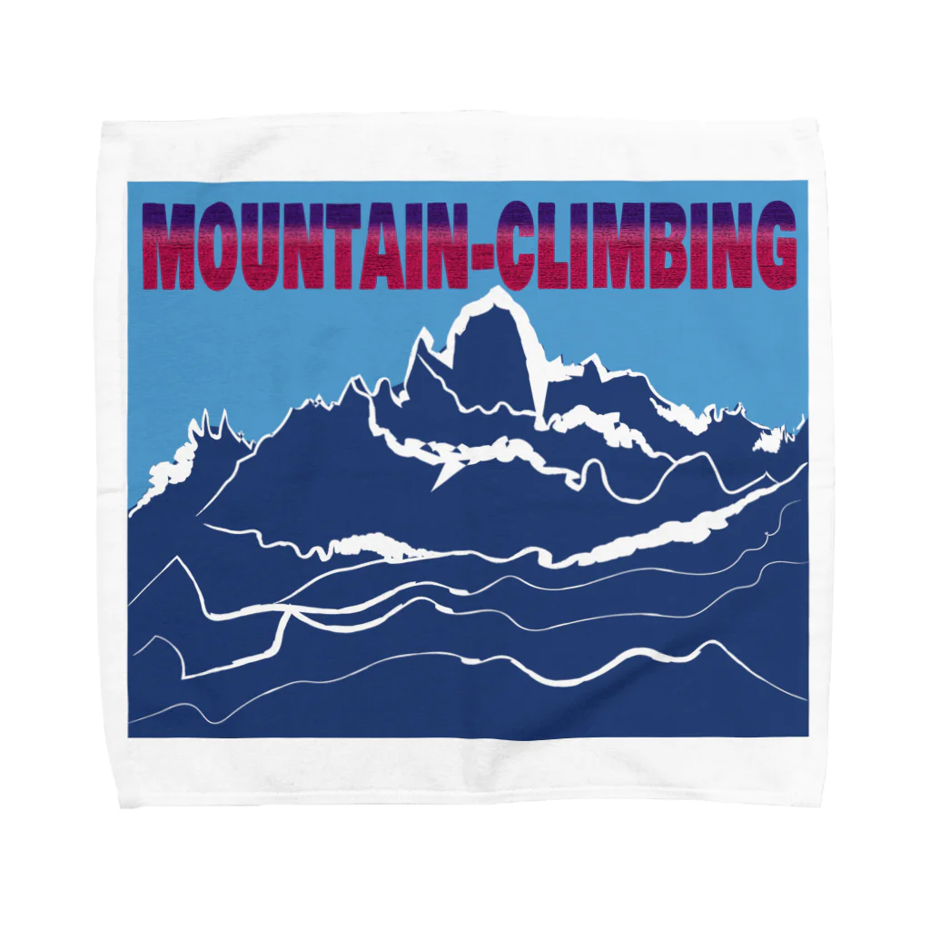 PALA's SHOP　cool、シュール、古風、和風、のmountain-climbing　登山 タオルハンカチ