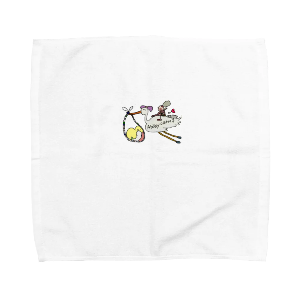 HARU3の幸運の赤ちゃんを運びます👶 Towel Handkerchief