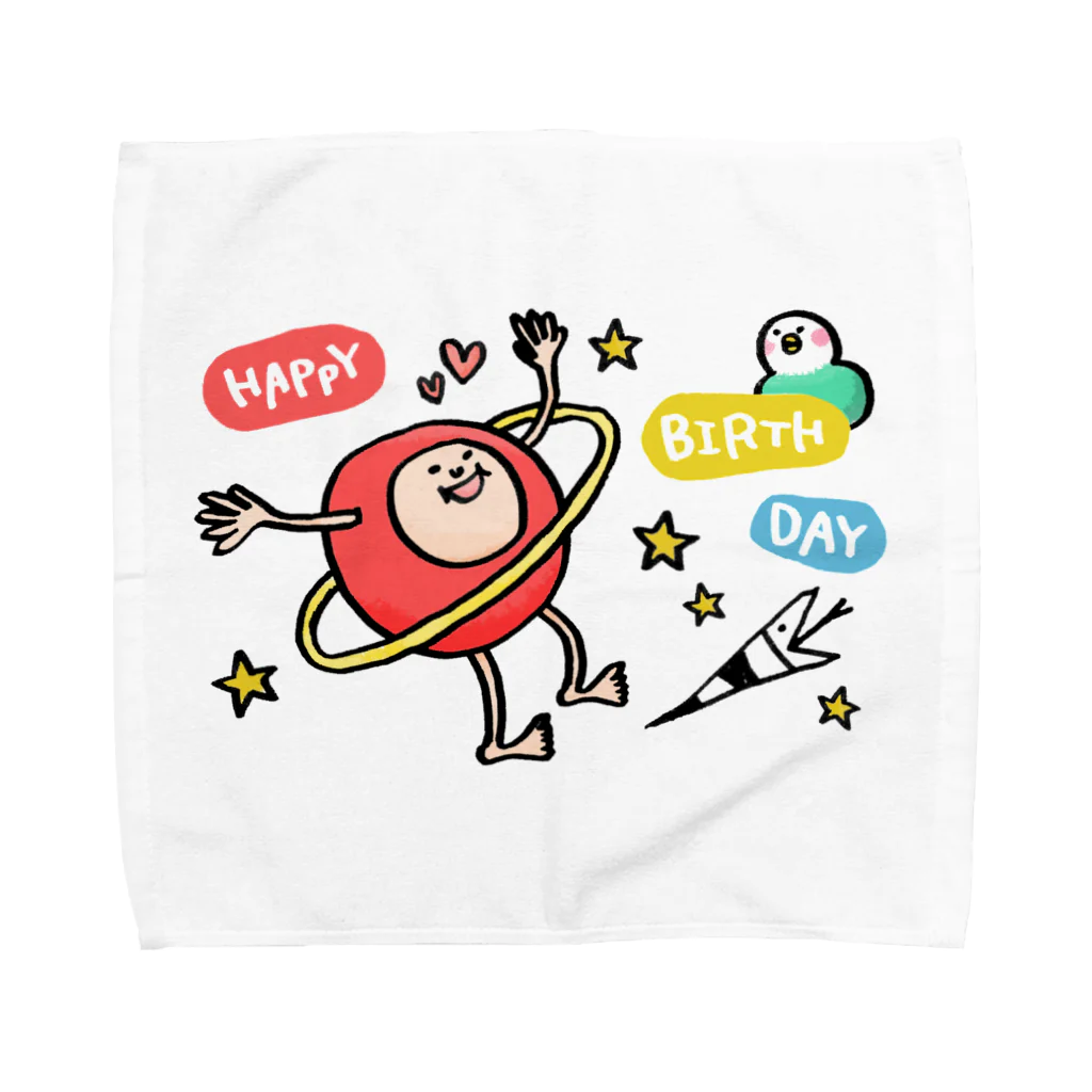 石のっさんのHAPPY BIRTHDAY Towel Handkerchief