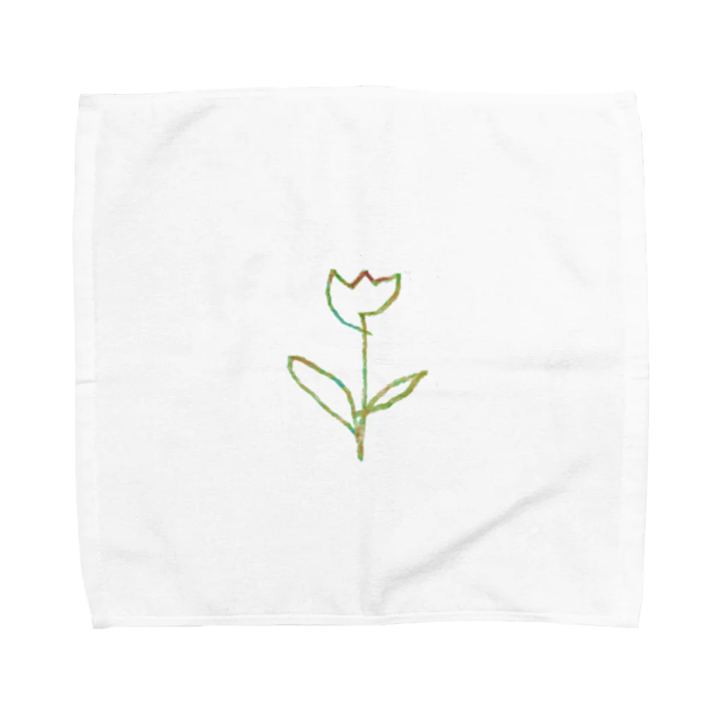 rilybiiの虹色 Tulip Towel Handkerchief