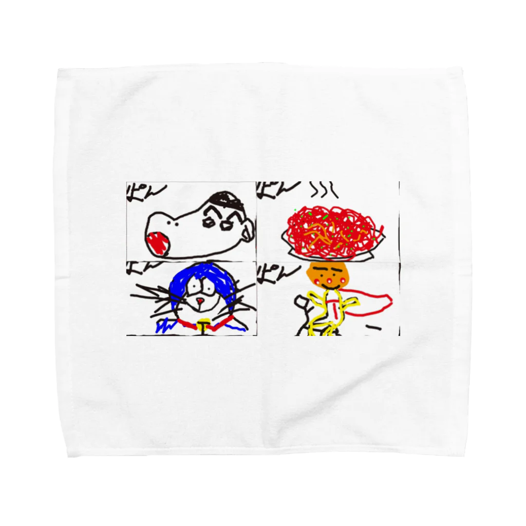 とんかつ_弟のぱんすけ Towel Handkerchief