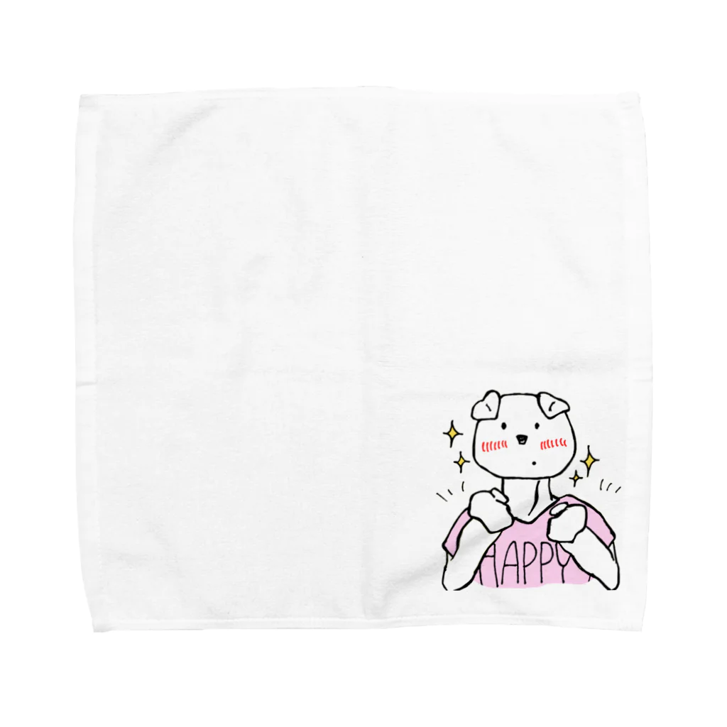 川獺研究所 kawauso_LABの謎のいきもの・ikemen Towel Handkerchief
