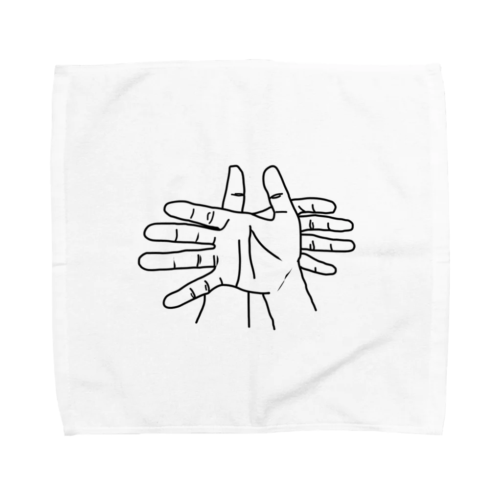 HAND DESIGNの蟹(カニ) Towel Handkerchief